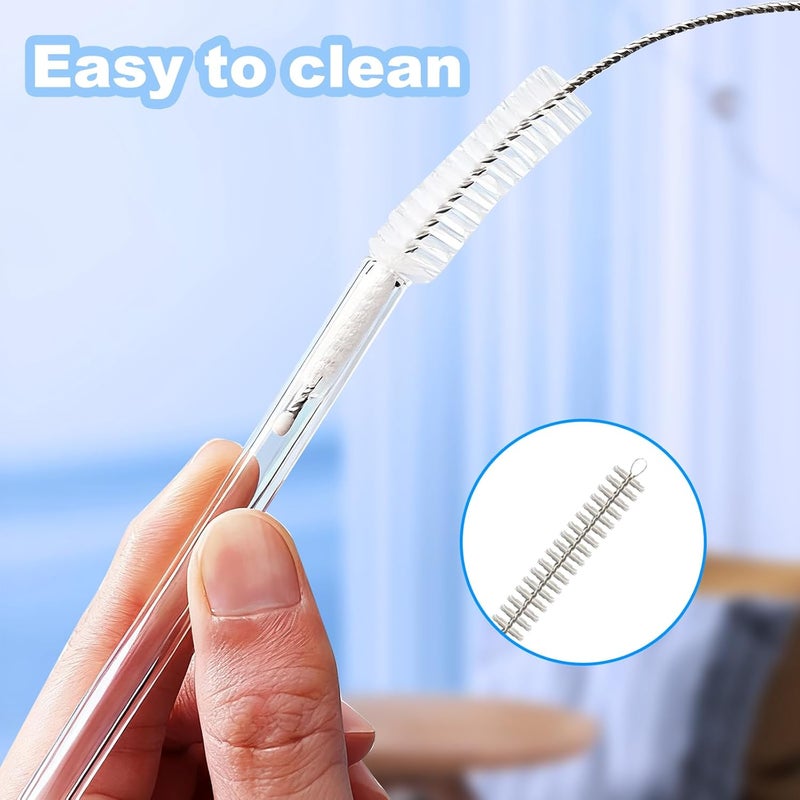 Ajedrmy 6 Pack Straw Cleaner Brush for Stanley, Reusable Extra Long Straw Cleaner for 40/30/20 oz Stanley Mug, 10mm Wide Drinking Straws Cleaning Brush for Sippy Cup, Water Bottle and Tubes - Image 5